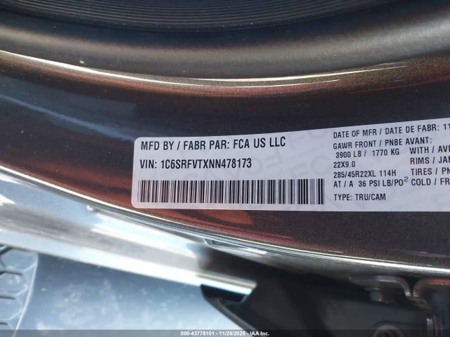 2022 RAM 1500 1C6SRFVTXNN478173 Photo 8