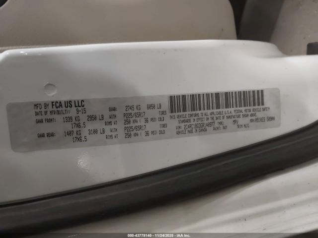 2016 CHRYSLER TOWN & COUNTRY 2C4RC1BG3GR140977 Photo 8