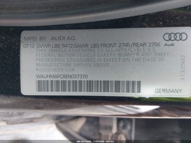 2014 AUDI A6 WAUHMAFCXEN037370 Photo 8