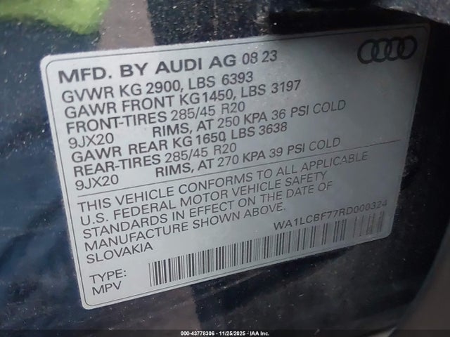 2024 AUDI Q7 WA1LCBF77RD000324 Photo 8