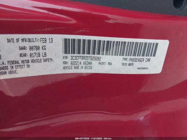 2013 FIAT 500 3C3CFFBR2DT629282 Photo 8