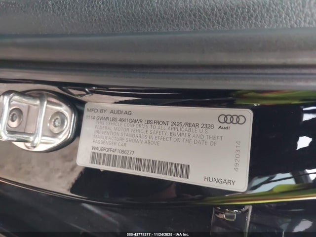 2015 AUDI S3 WAUBFGFF4F1086277 Photo 8