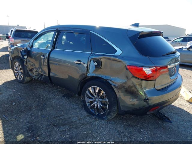 2014 ACURA MDX 5FRYD4H46EB006821 Photo 2