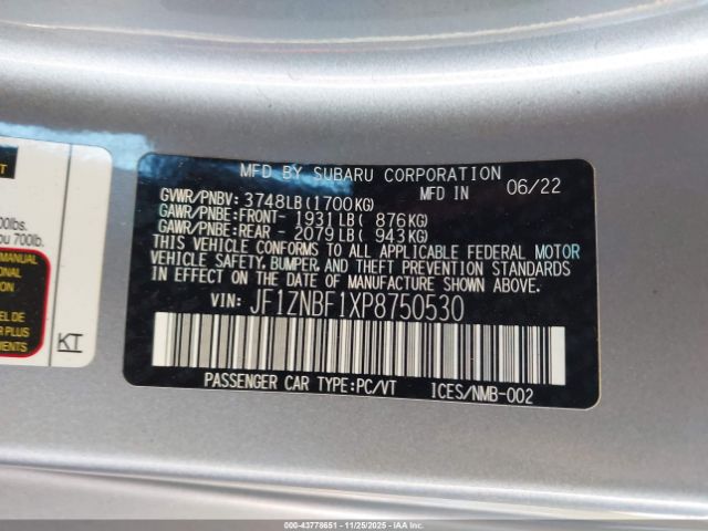 2023 TOYOTA GR86 JF1ZNBF1XP8750530 Photo 8