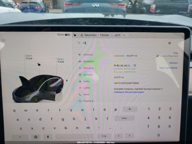 2022 TESLA MODEL 3 5YJ3E1EB3NF179691 Photo 6