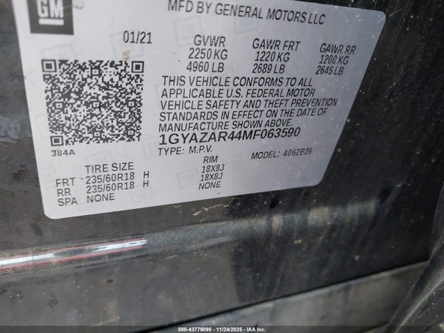 2021 CADILLAC XT4 1GYAZAR44MF063590 Photo 8