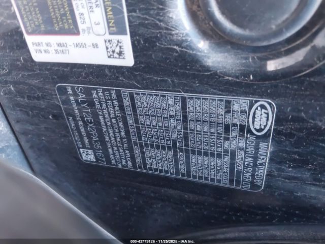 2023 LAND ROVER RANGE ROVER VELAR SALYT2EX2PA351677 Photo 8