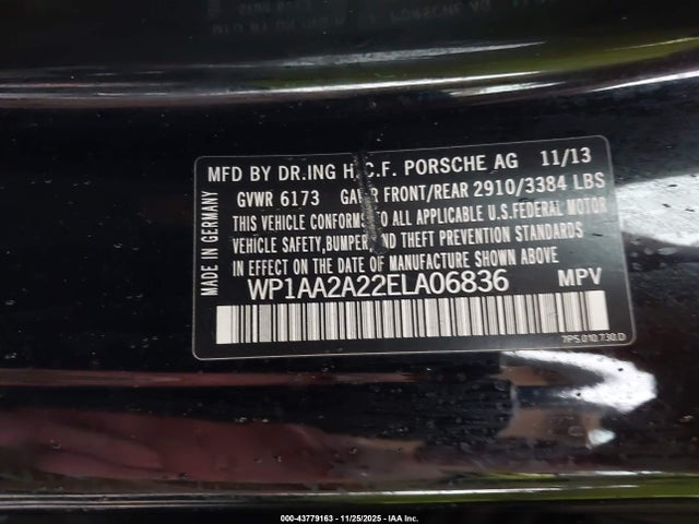 2014 PORSCHE CAYENNE WP1AA2A22ELA06836 Photo 8