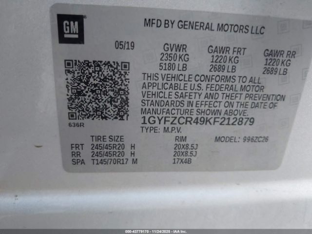 2019 CADILLAC XT4 1GYFZCR49KF212879 Photo 8