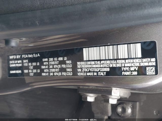 2016 FIAT 500X ZFBCFYDT0GP330809 Photo 8