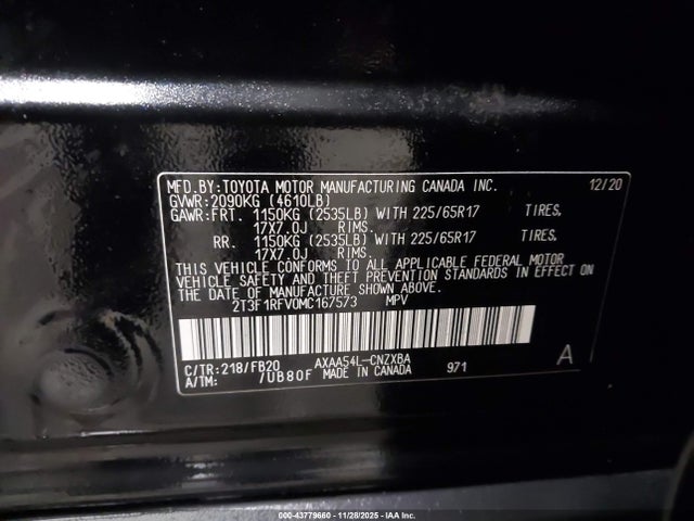 Toyota RAV4 LE 2021 2T3F1RFV0MC167573 Image 9