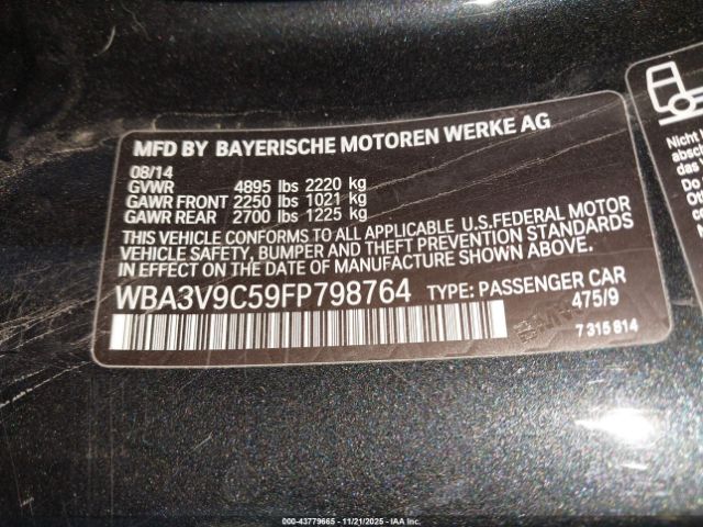 2015 BMW 428I WBA3V9C59FP798764 Photo 8