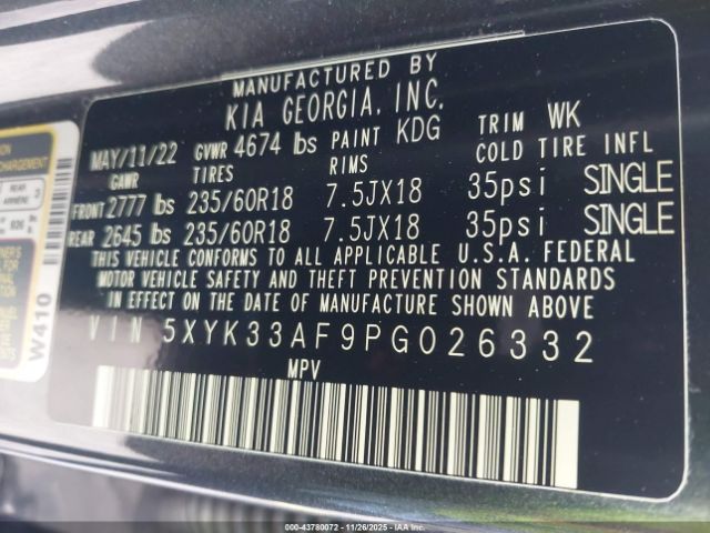 2023 KIA SPORTAGE 5XYK33AF9PG026332 Photo 8