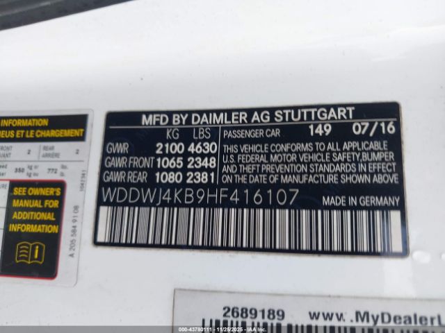 2017 MERCEDES-BENZ C 300 WDDWJ4KB9HF416107 Photo 8