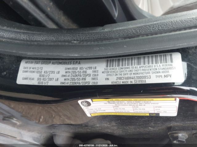 2014 FIAT 500L ZFBCFABH4EZ000853 Photo 8