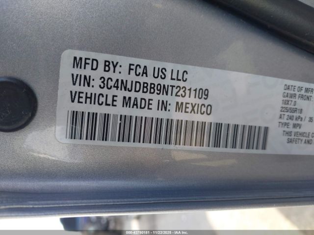 2022 JEEP COMPASS 3C4NJDBB9NT231109 Photo 8