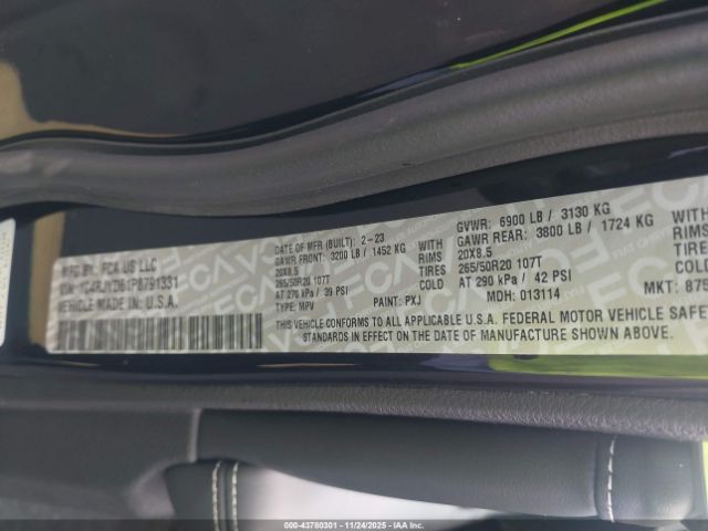 2023 JEEP GRAND CHEROKEE 4XE 1C4RJYD61P8791331 Photo 8