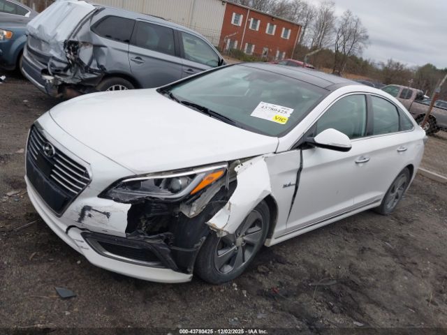 2017 HYUNDAI SONATA HYBRID KMHE34L38HA062340 Photo 1