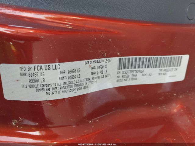 2015 FIAT 500 3C3CFFBR5FT624550 Photo 8