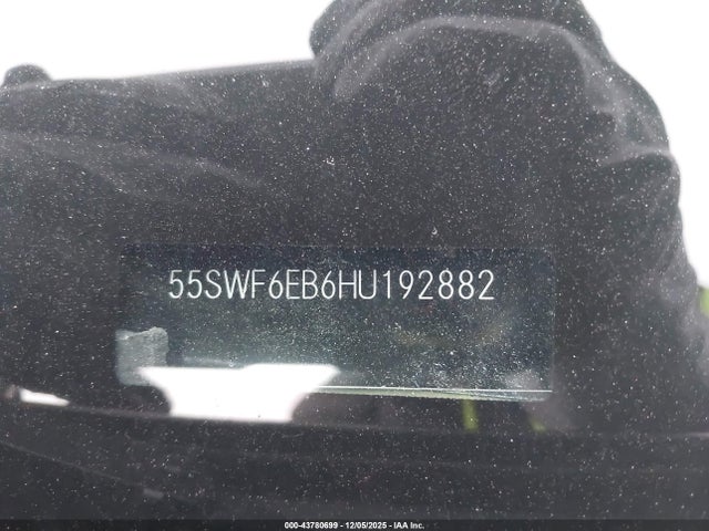 Aukcja sprzedaży 2017 Mercedes-benz Amg C 43 4matic, vin: 55SWF6EB6HU192882, numer aukcji: 43780699