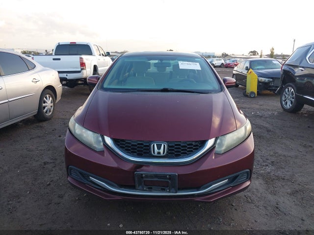 43780720 :رقم المزاد ، 19XFB2F51EE252082 vin ، 2014 Honda Civic Lx مزاد بيع