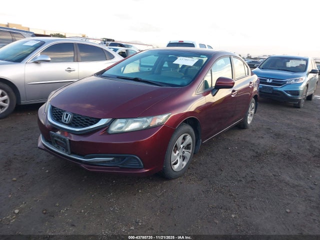 43780720 :رقم المزاد ، 19XFB2F51EE252082 vin ، 2014 Honda Civic Lx مزاد بيع