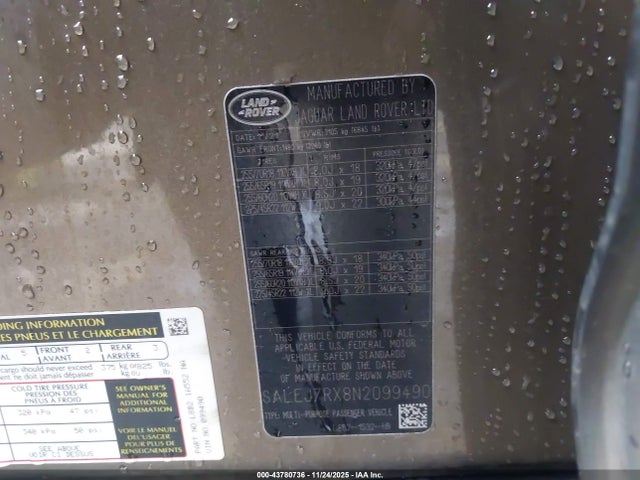 SALEJ7RX8N2099490 Land Rover Defender 110 S