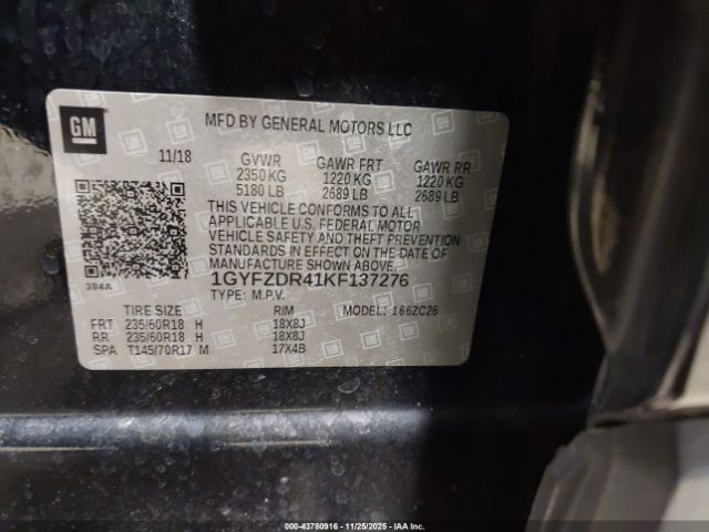 2019 CADILLAC XT4 1GYFZDR41KF137276 Photo 8