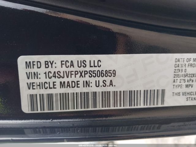 2023 JEEP GRAND WAGONEER 1C4SJVFPXPS506859 Photo 8