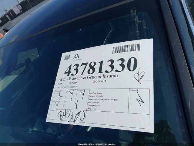 1HGCV1F36JA241659 Honda Accord Sport