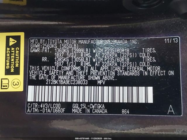 2014 LEXUS RX 350 2T2BK1BA9EC238033 Photo 8