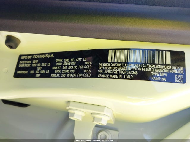 2016 FIAT 500X ZFBCFXDT0GP325348 Photo 8