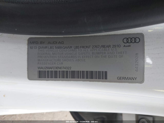 2014 AUDI A7 WAU2MAFC0EN074322 Photo 8