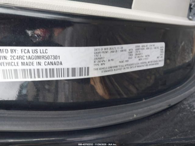 2021 CHRYSLER VOYAGER 2C4RC1AG0MR507301 Photo 8