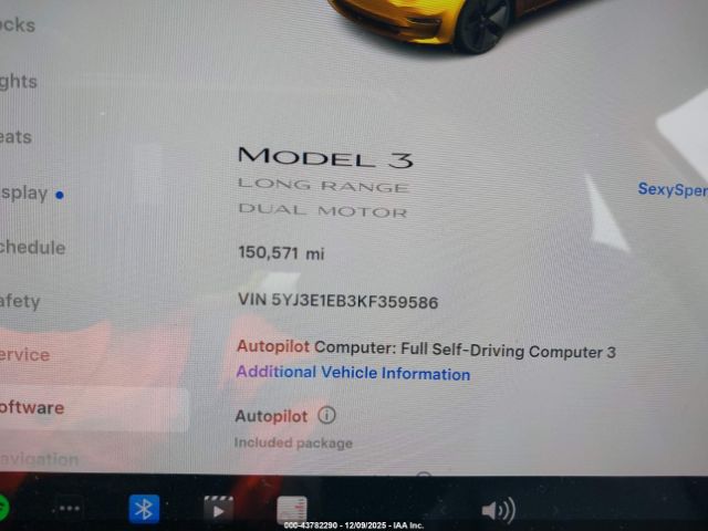 2019 TESLA MODEL 3 5YJ3E1EB3KF359586 Photo 6