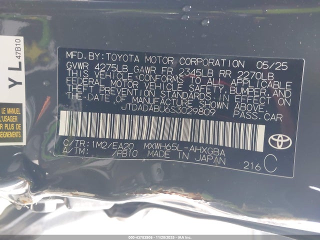 Toyota Prius Xle Awd-e 2025 JTDADABU6S3029809 Image 9