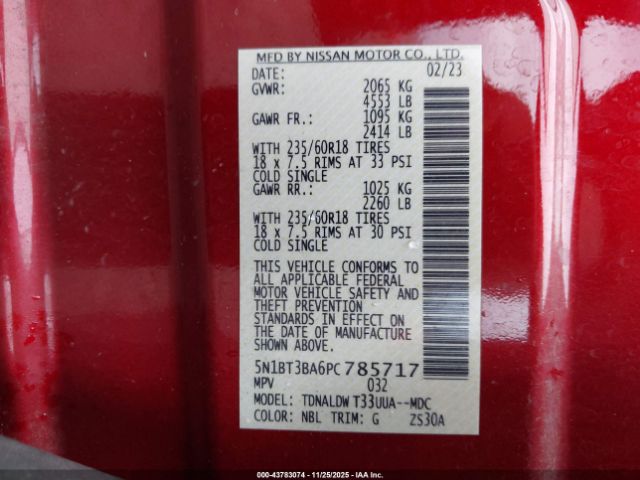2023 NISSAN ROGUE 5N1BT3BA6PC785717 Photo 8