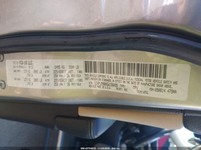 2016 JEEP CHEROKEE 1C4PJMAB0GW156095 Photo 8