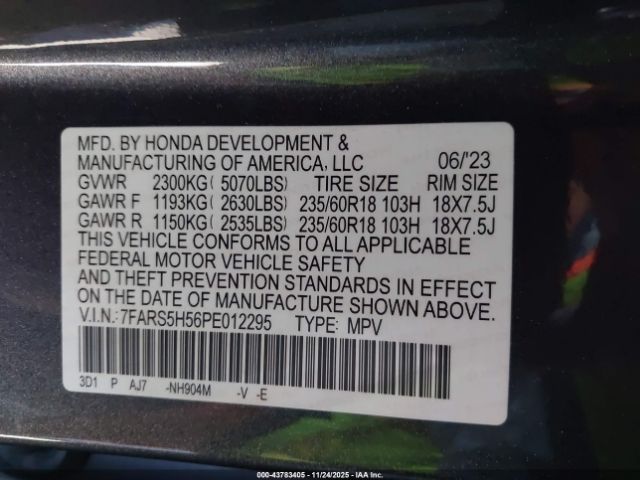 2023 HONDA CR-V HYBRID 7FARS5H56PE012295 Photo 8