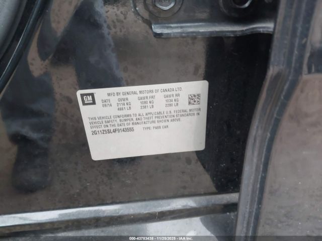 2015 CHEVROLET IMPALA 2G11Z5SL4F9143555 Photo 8