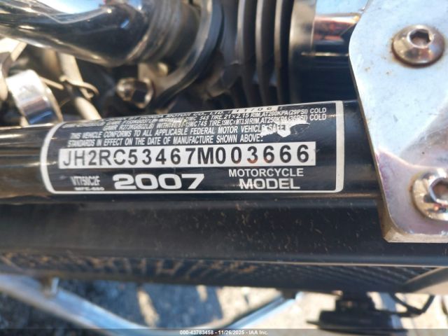 2007 HONDA VT750 JH2RC53467M003666 Photo 9