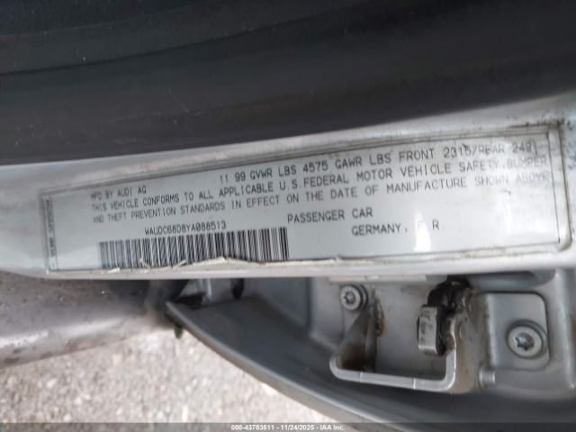 2000 AUDI A4 WAUDC68D8YA088513 Photo 8