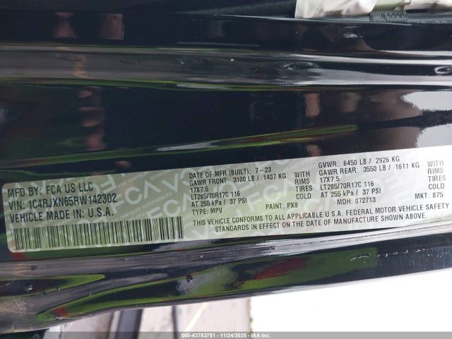 2024 JEEP WRANGLER 4XE 1C4RJXN65RW142302 Photo 8