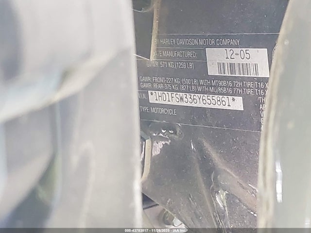 2006 HARLEY-DAVIDSON FLTRI 1HD1FSW336Y655861 Photo 9