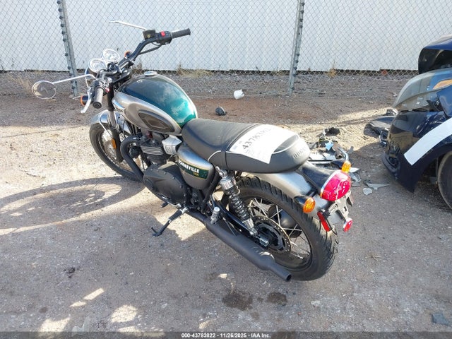 2022 TRIUMPH MOTORCYCLE BONNEVILLE SMTD10G71NTAW7587 Photo 2