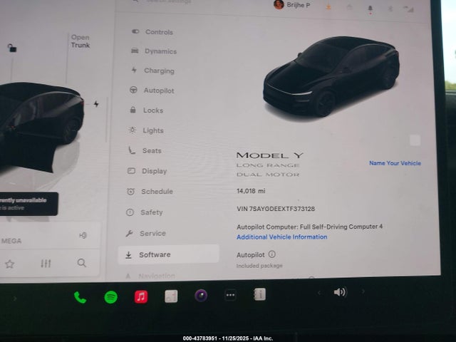 2026 TESLA MODEL Y 7SAYGDEEXTF373128 Photo 6