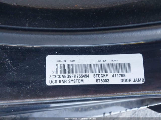 Chrysler 300C 2015 2C3CCAEG9FH755494 Image 9