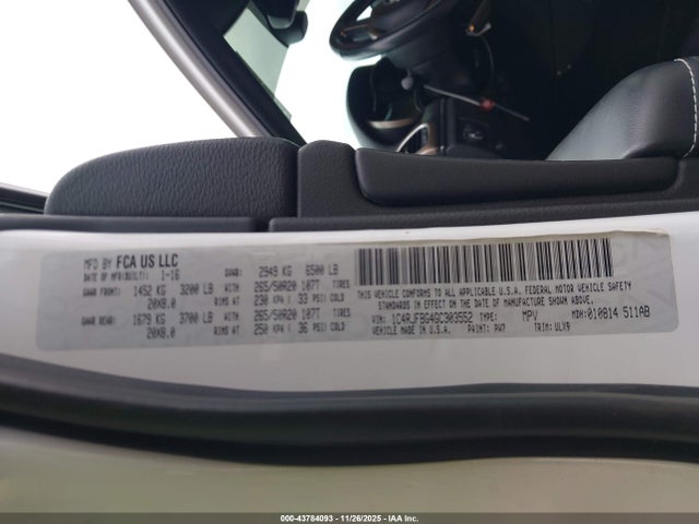 2016 JEEP GRAND CHEROKEE 1C4RJFBG4GC303552 Photo 8