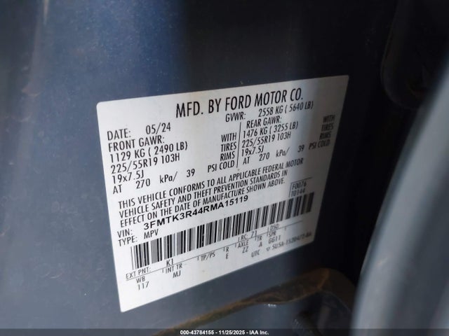 Ford Mustang Mach-e Premium 2024 3FMTK3R44RMA15119 Image 9