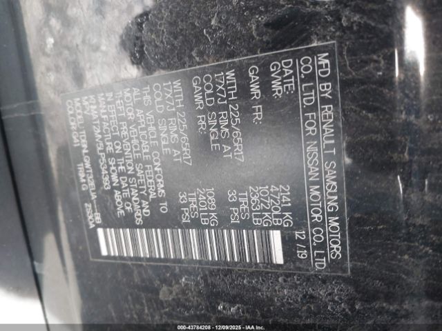 2020 NISSAN ROGUE KNMAT2MV5LP534393 Photo 8